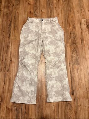 Gerry Womens Insulated Camo Snow Pants Gray White XL